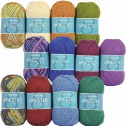 Herrschners Worsted 8 Multis Yarn Pack