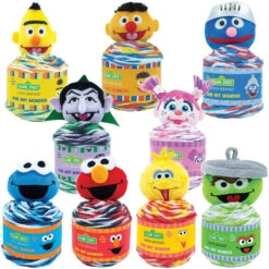 Lion Brand Sesame Street One Hat Wonder Buy-9 Yarn Pack