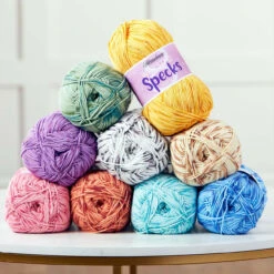 Herrschners Worsted 8 Specks Palette Sampler