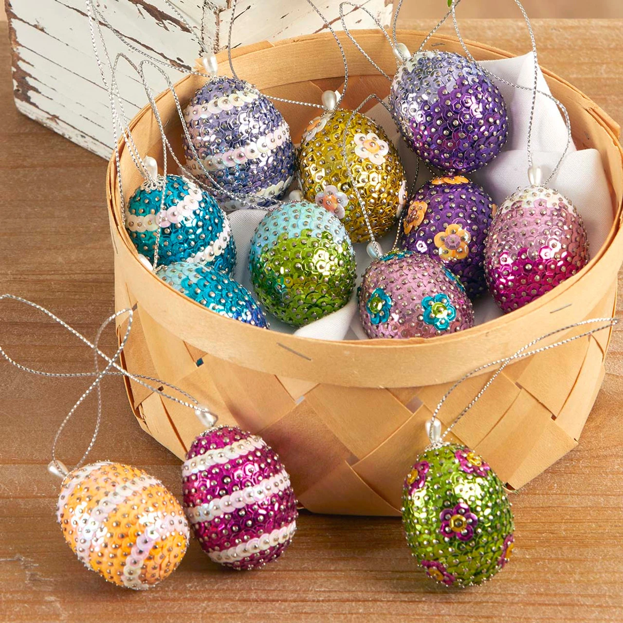 Herrschners Egg Hunt Ornament Kit 1 Herrschners Egg Hunt Ornament Kit