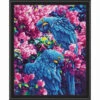 Diamond Dotz Blue Parrots Diamond Painting