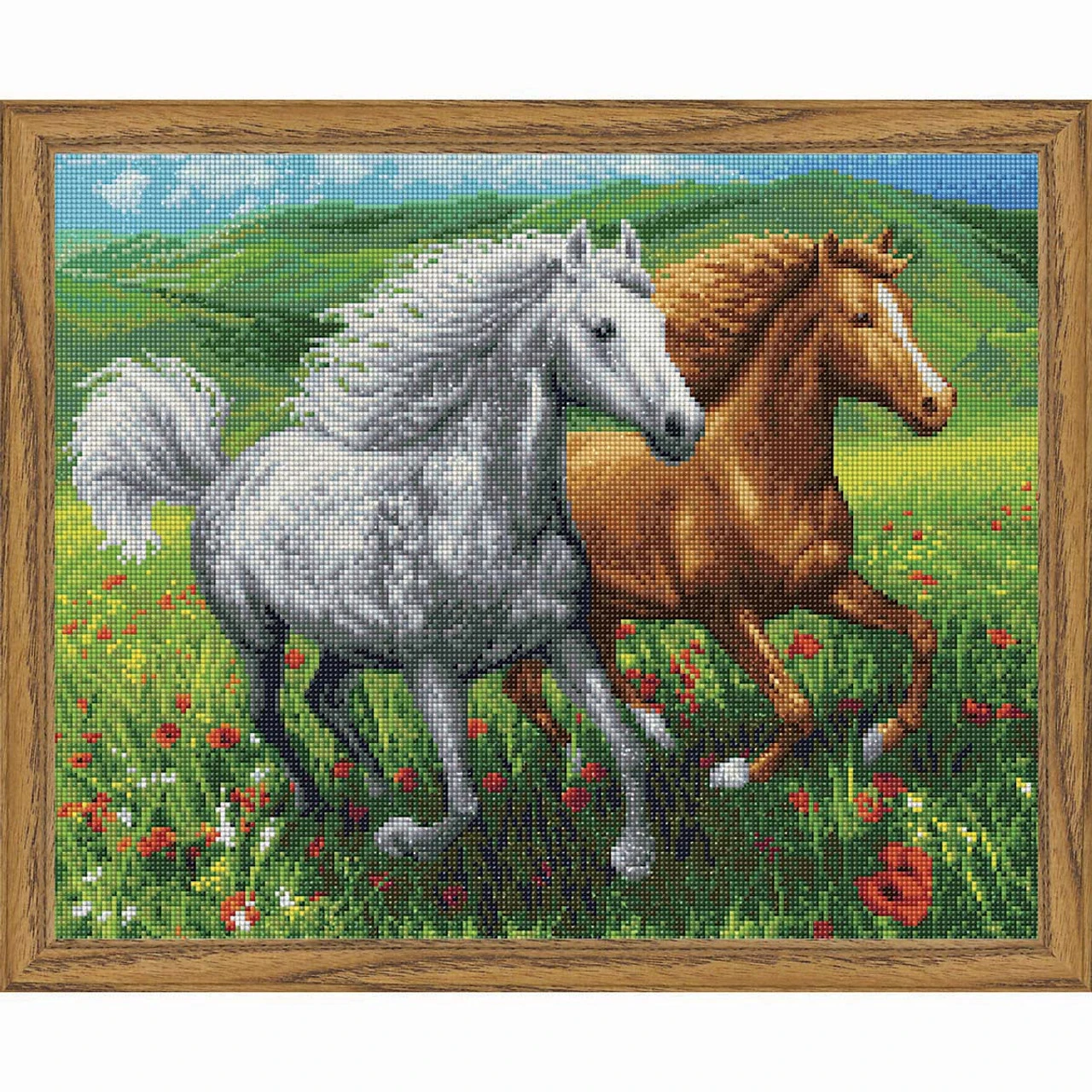 Collection D'Art Horses In The Meadow Diamond Painting 1 Collection D'Art Horses In The Meadow Diamond Painting