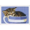PixelHobby Kitten In A Teacup Mosaic Art Kit