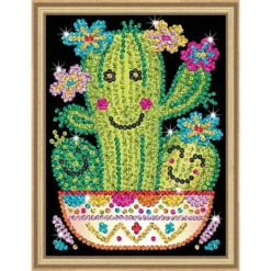 KSG Crafts Cactus Sequin Kit