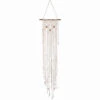 Solid Oak Flowers Macrame