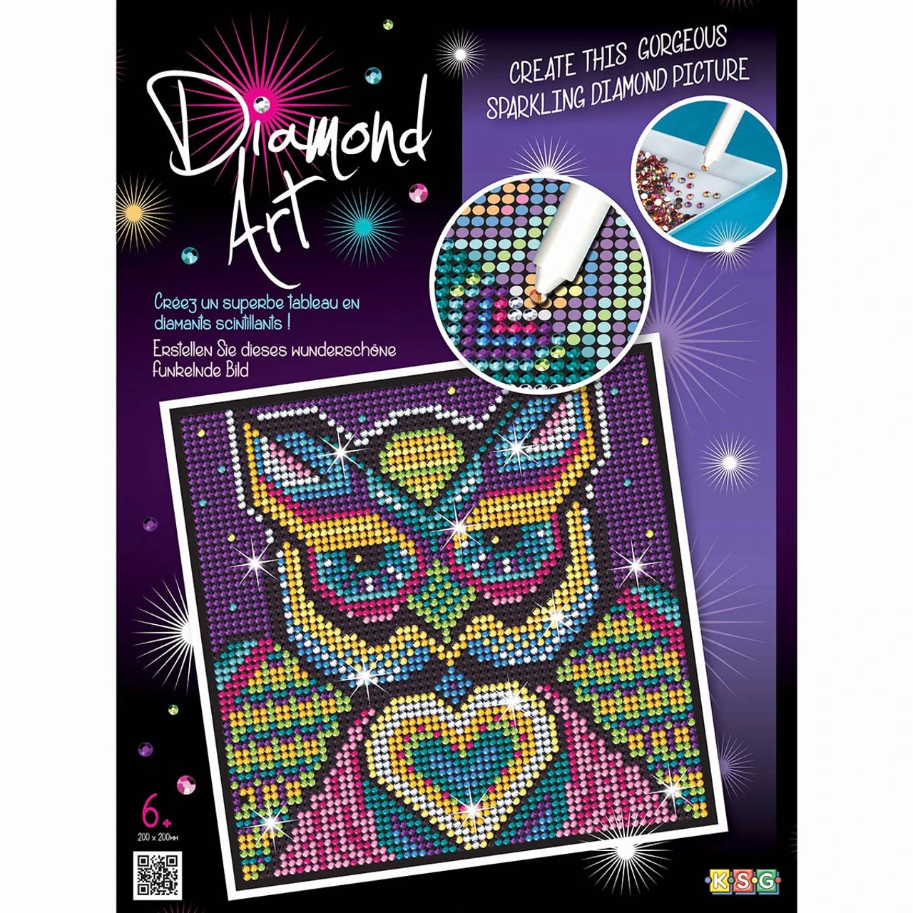 Diamond Art Owl Diamond Painting 2 Diamond Art Owl Diamond Painting - Image 2