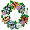 Bucilla Butterfly Garden Wreath Felt & Sequin Kit