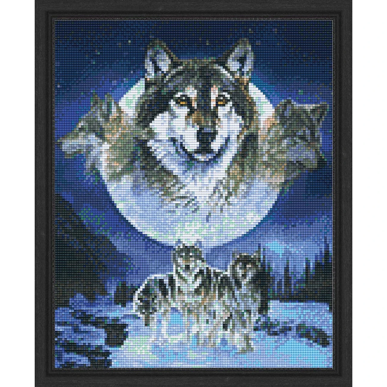 PixelHobby Wolf Dreamcatcher Mosaic Art Kit 1 PixelHobby Wolf Dreamcatcher Mosaic Art Kit