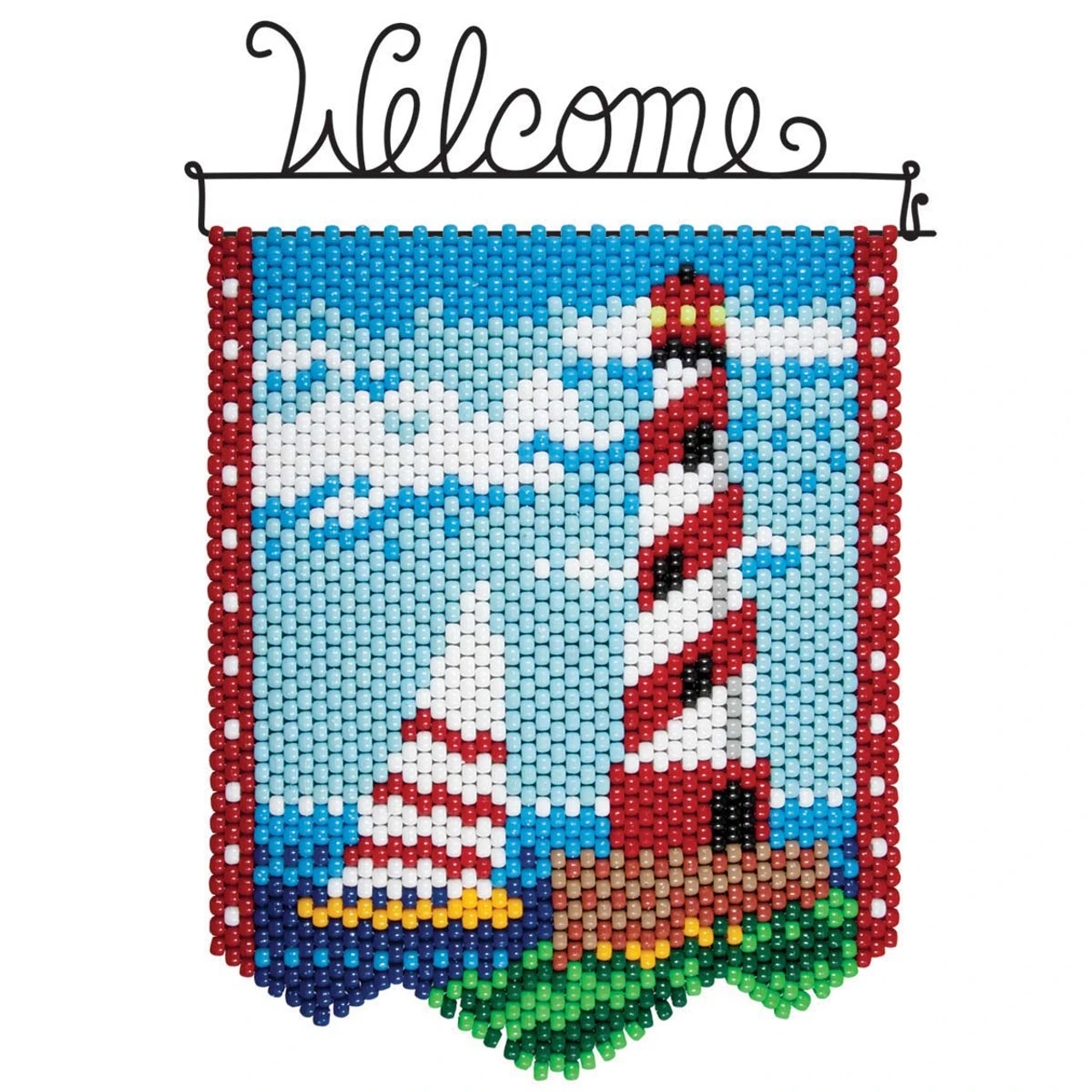 Herrschners Summer Lighthouse Pony Bead Kit 2 Herrschners Summer Lighthouse Pony Bead Kit - Image 2