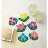 Herrschners Flower Blossoms Coasters Pony Bead Kit