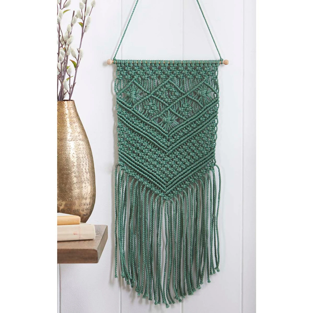 Herrschners Mesmerizing Wall Hanging Macrame 1 Herrschners Mesmerizing Wall Hanging Macrame