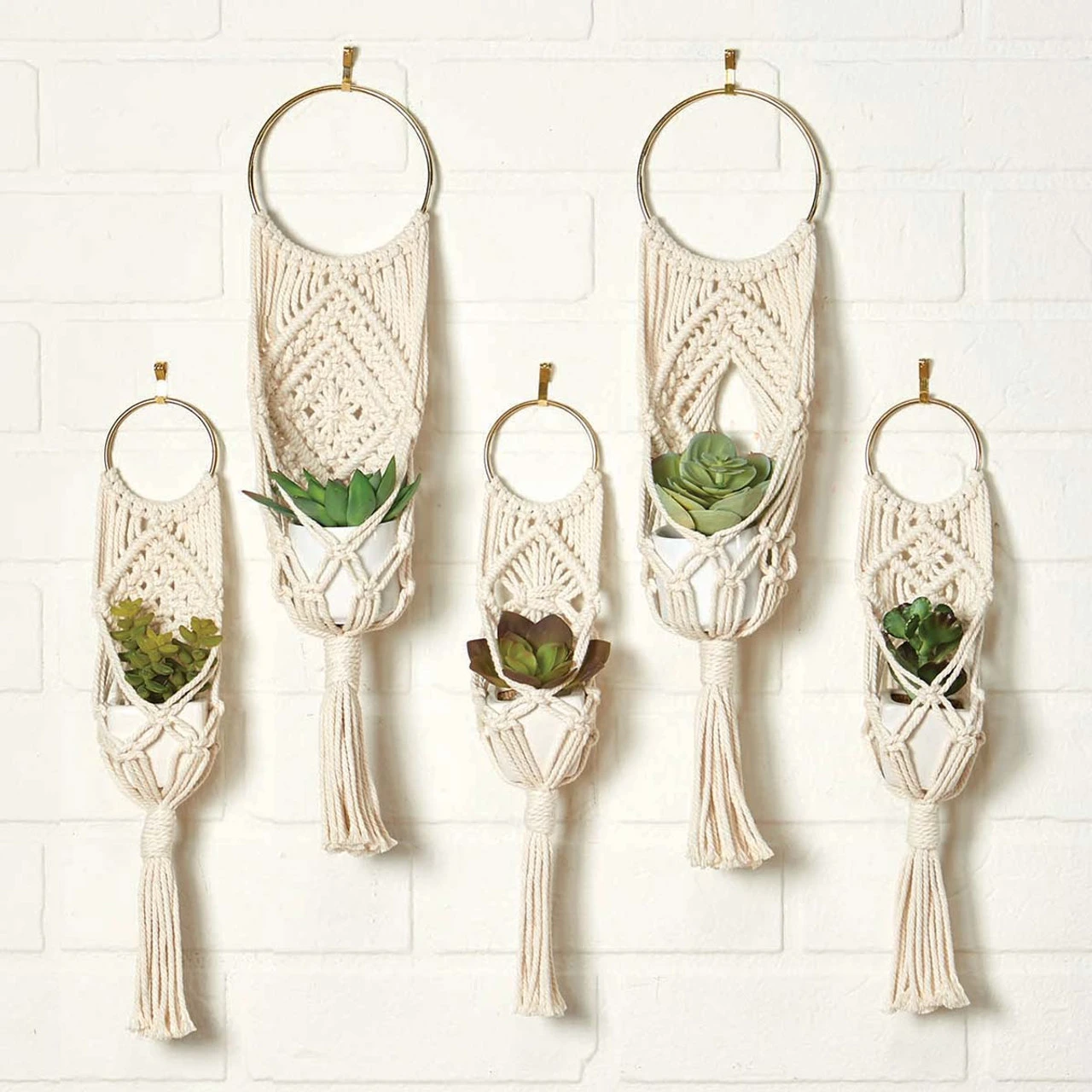 Herrschners Twist Knots Plant Hanger Macrame 1 Herrschners Twist Knots Plant Hanger Macrame