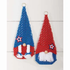Herrschners Patriotic Gnomes Macrame