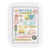 Herrschners Construction Crew Baby Quilt Stamped Cross-Stitch Kit