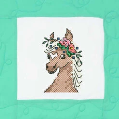 Herrschners Flower Farm Animals Kid's Quilt Blocks Stamped Cross-Stitch 7 Herrschners Flower Farm Animals Kid's Quilt Blocks Stamped Cross-Stitch -Craft Haven Sales 050568 4 30732.1693401026
