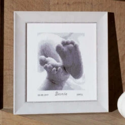 Vervaco Baby Feet Counted Cross-Stitch Kit