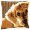 Vervaco Dog Pillow Cover Needlepoint Kit