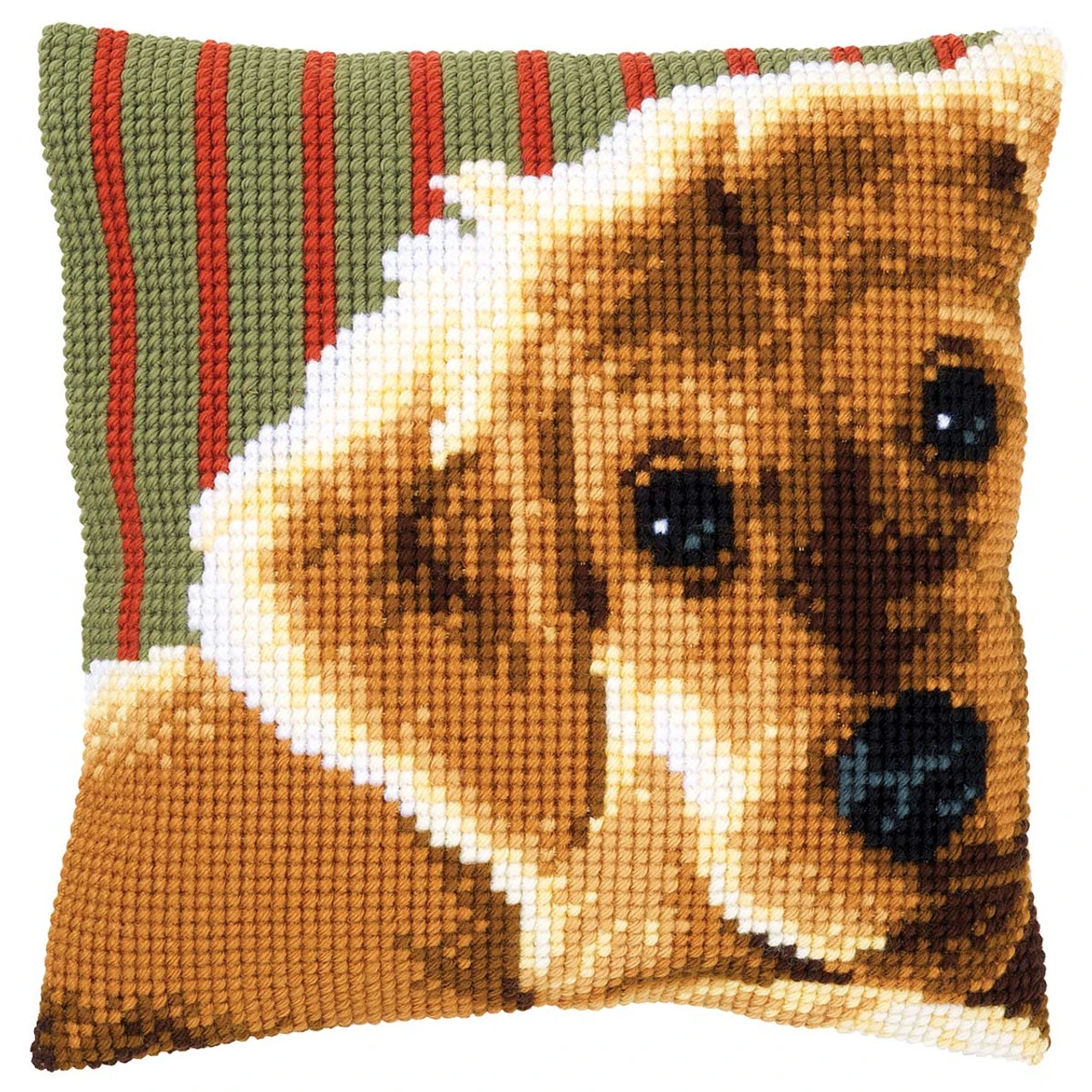 Vervaco Dog Pillow Cover Needlepoint Kit 1 Vervaco Dog Pillow Cover Needlepoint Kit