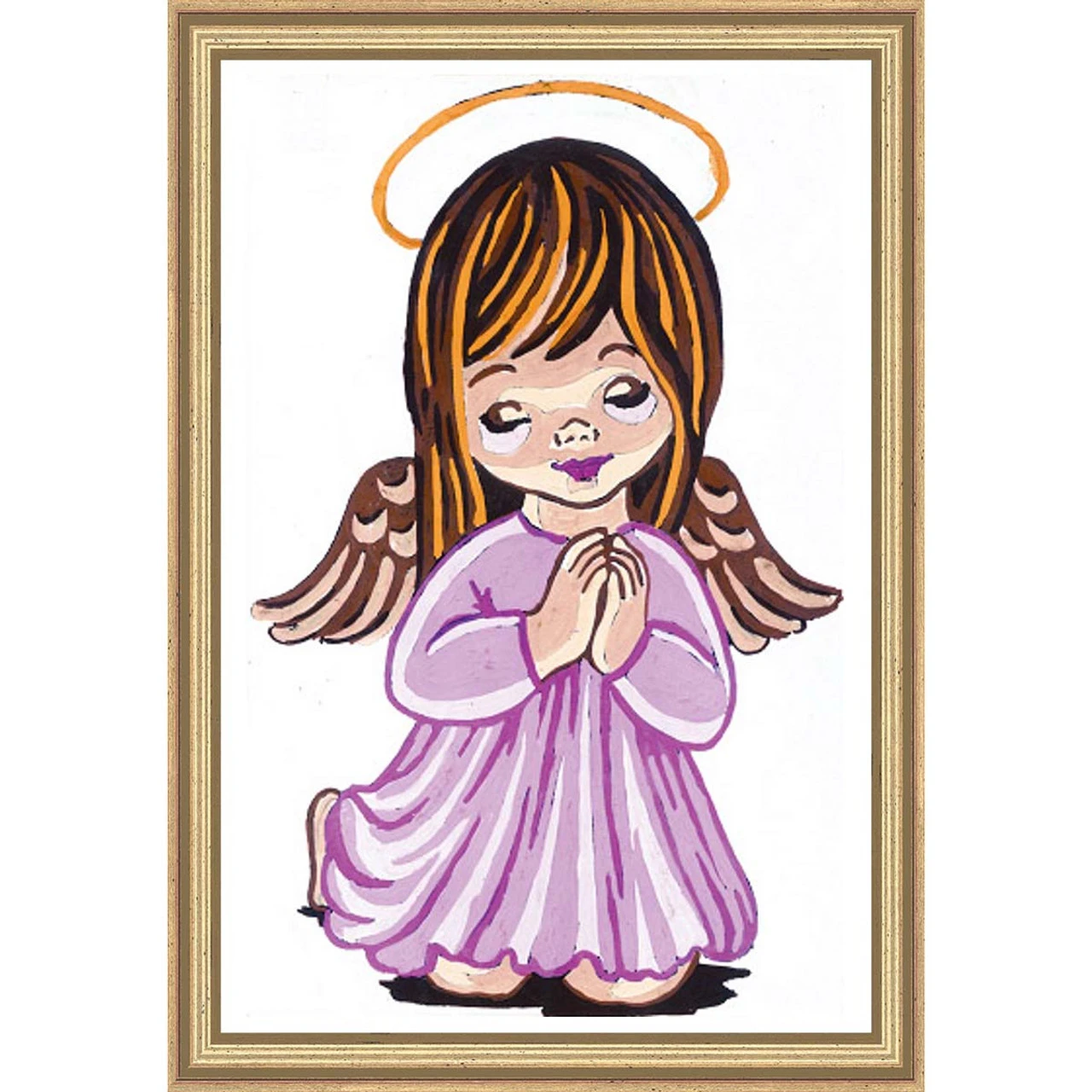 Collection D'Art Girl Angel Praying Needlepoint Kit 1 Collection D'Art Girl Angel Praying Needlepoint Kit