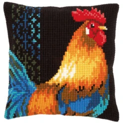 Vervaco Rooster Pillow Cover Needlepoint Kit