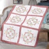 Herrschners Cordelia Quilt Block Stamped Embroidery