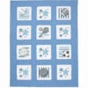 Herrschners Ultimate Sports Quilt Blocks Stamped Cross-Stitch