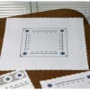 Permin Delicate Blue And White Table Topper Hardanger Kit