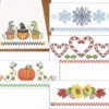 Herrschners Cooler Days Ahead Table Runner Collection Stamped Cross-Stitch