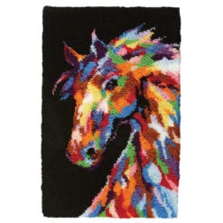Herrschners Painted Horse Latch Hook Kit