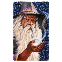 Herrschners The Wise Wizard Latch Hook Kit