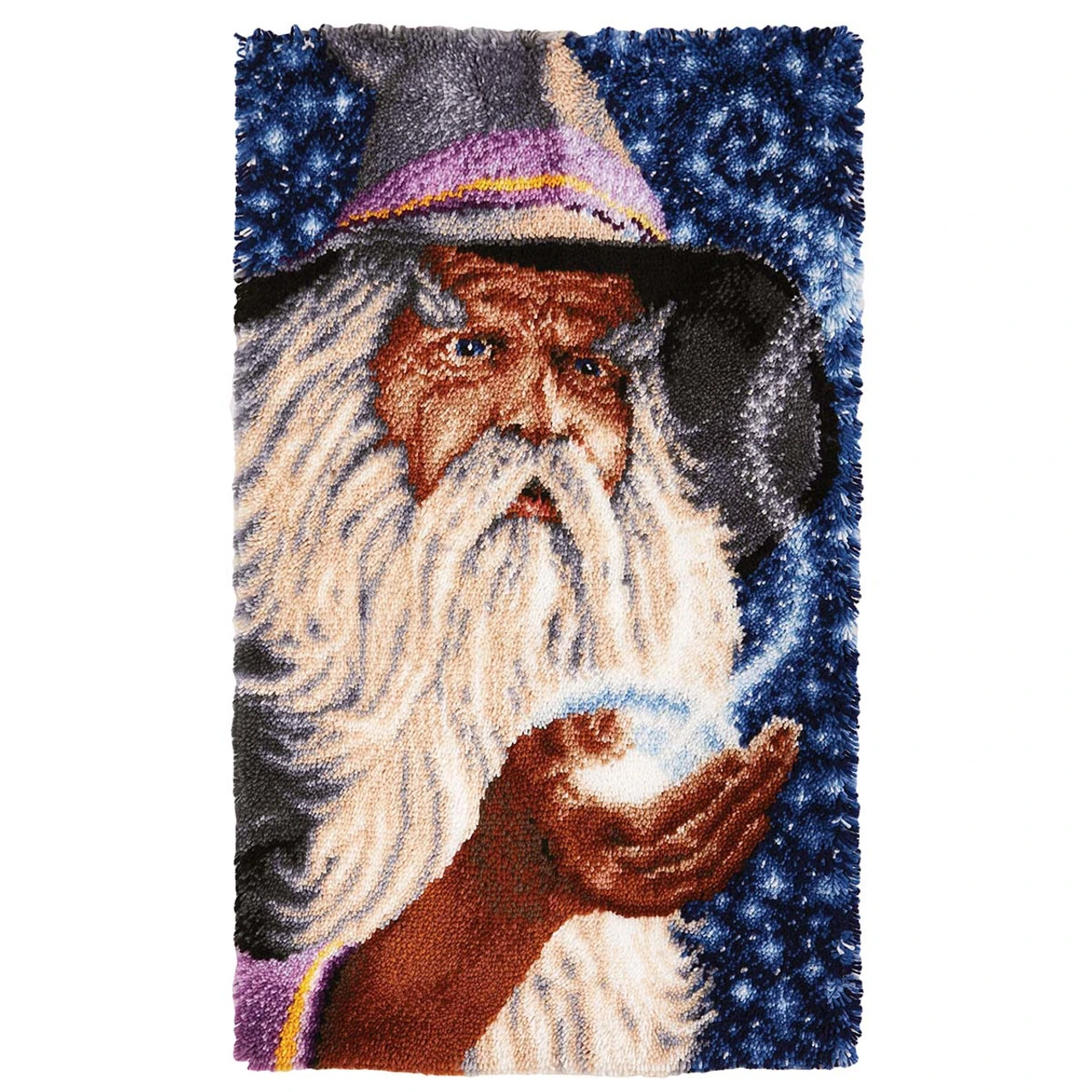 Herrschners The Wise Wizard Latch Hook Kit 1 Herrschners The Wise Wizard Latch Hook Kit