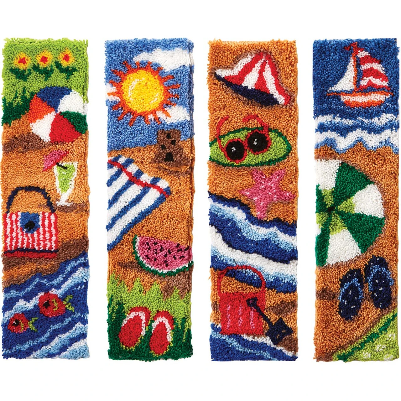 Herrschners Day At The Beach Latch Hook Kit 1 Herrschners Day At The Beach Latch Hook Kit