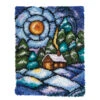 Sundance Winter Stained Glass Latch Hook Kit