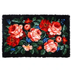 Vervaco Flowers Latch Hook Kit