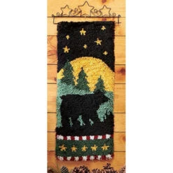 Herrschners Bear Silhouette Latch Hook Kit