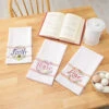 Herrschners Faith, Hope & Love Striped Towels Stamped Embroidery Kit