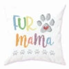 Herrschners Fur Mama Pillow Cover Stamped Cross-Stitch Kit