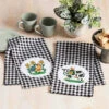 Herrschners Farmhouse Friends Towel Pair Stamped Cross-Stitch