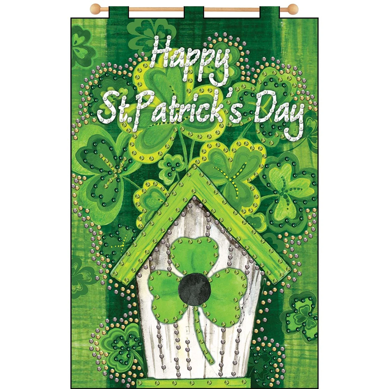 Design Works St. Patrick's Day-March Banner Felt & Sequin Kit 1 Design Works St. Patrick's Day-March Banner Felt & Sequin Kit