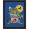 Herrschners Haunted House Lane Stamped Cross-Stitch Kit