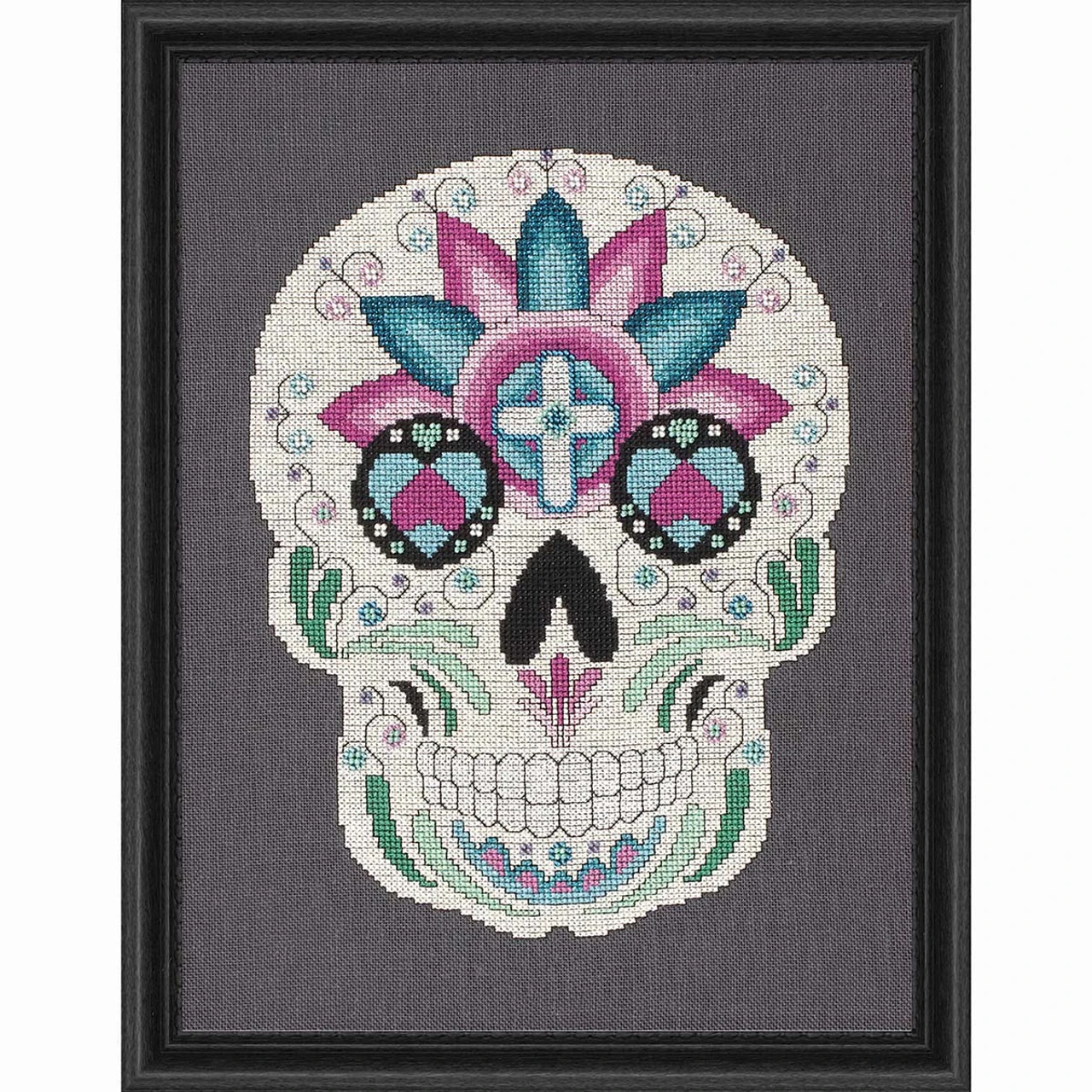 Glendon Place Sugar Skull III Counted Cross-Stitch Chart 1 Glendon Place Sugar Skull III Counted Cross-Stitch Chart