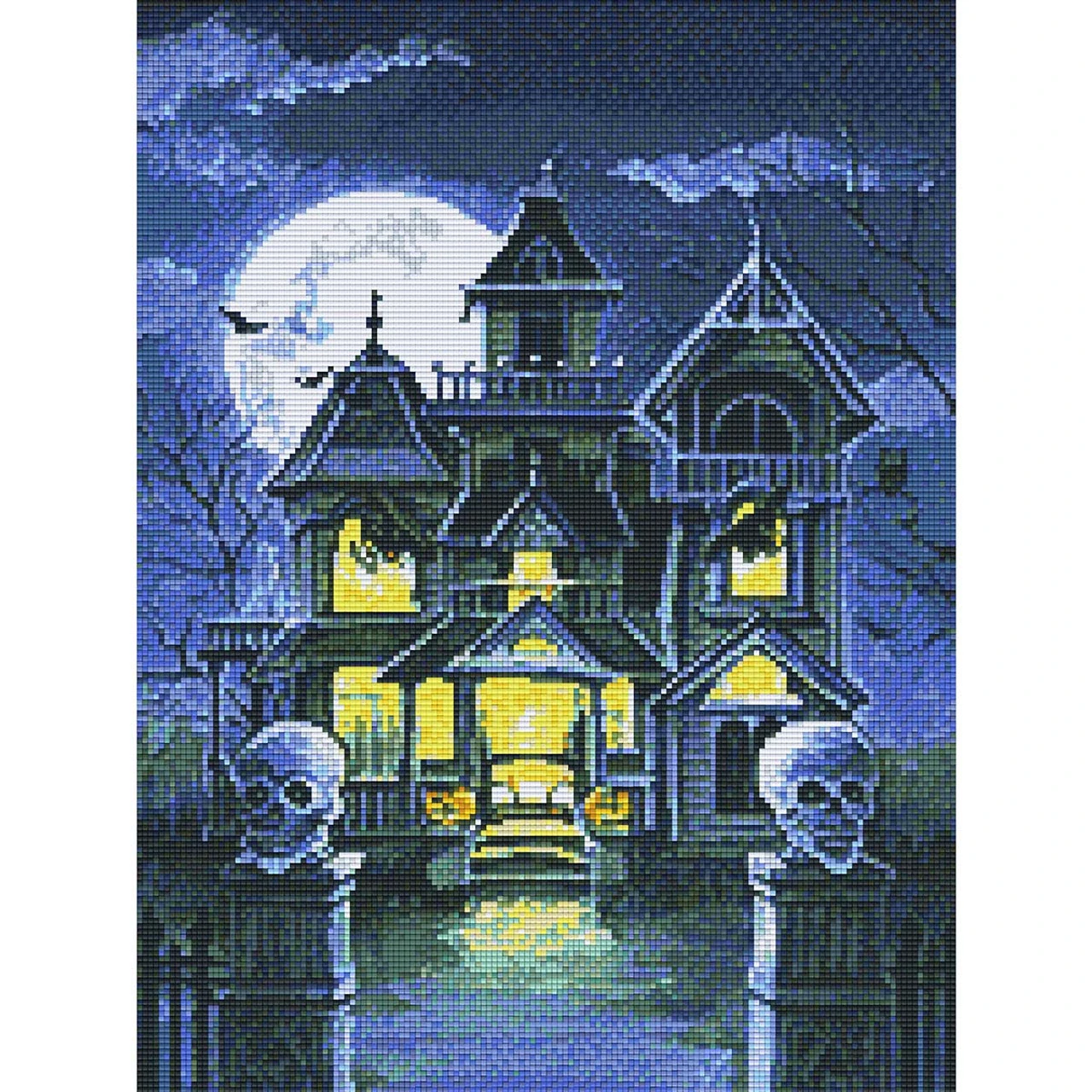 PixelHobby Haunted House Mosaic Art Kit 1 PixelHobby Haunted House Mosaic Art Kit