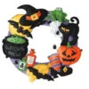 Bucilla A Witch's Brew Wreath Felt & Sequin Kit
