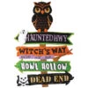 Bucilla Halloween Street Sign Wall Hanging Felt & Sequin Kit