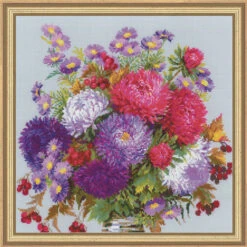 RIOLIS Bouquet With Asters Counted Cross-Stitch Kit