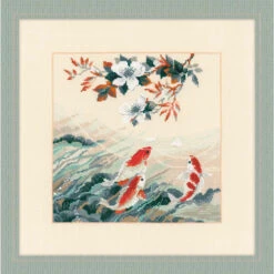 RIOLIS Dancing Fish Counted Cross-Stitch Kit