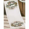 Permin Camping Life Table Runner Counted Cross-Stitch Kit