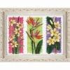 Herrschners Bloomin Buddies Counted Cross-Stitch Kit