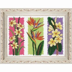 Herrschners Bloomin Buddies Counted Cross-Stitch Kit