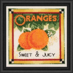 Wichelt Imports, Inc. Market Fresh - Oranges Counted Cross-Stitch Kit